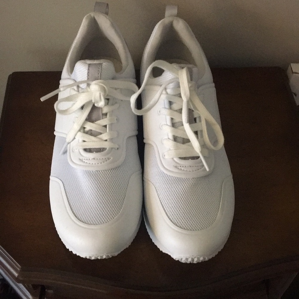 White sneakers